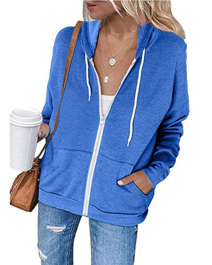 Dames Zipped Hoodie Mila - Zacht en Warme Sweatshirt
