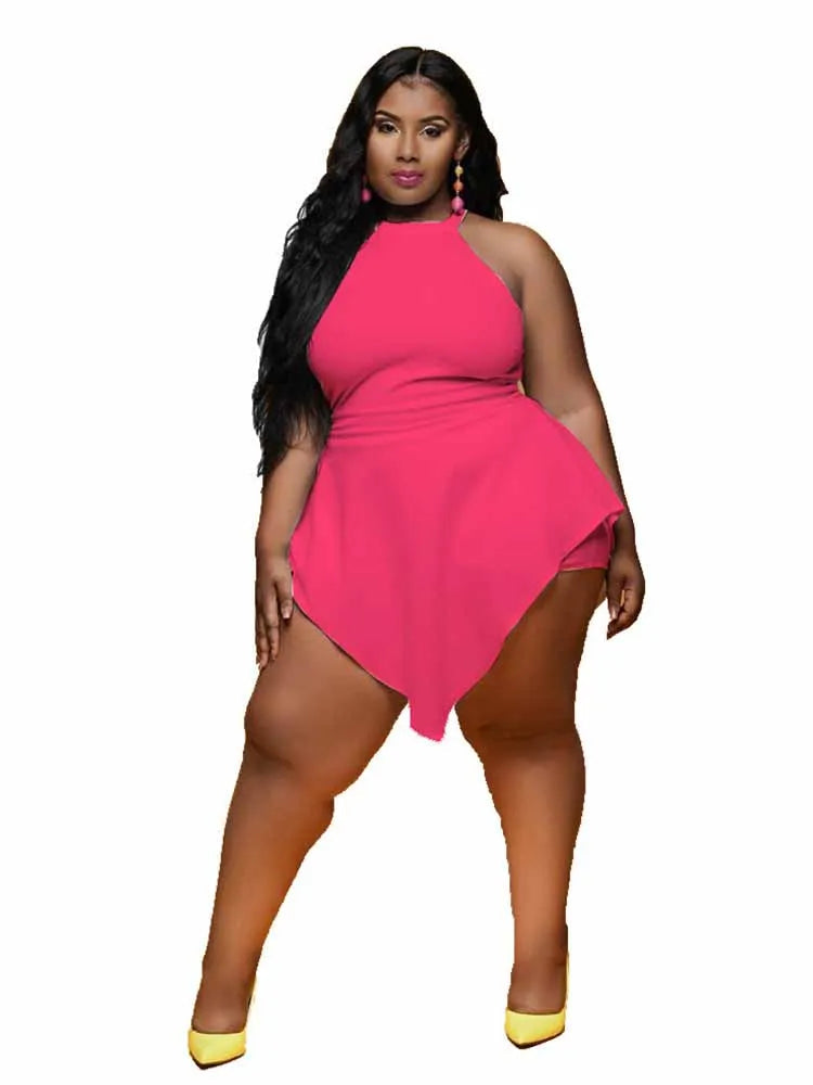 Plus Size Jumpsuit Aletta Zomerse Trendy Outfit