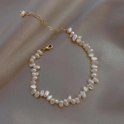 Parel Armband met Witte Zoetwaterparels