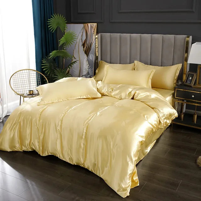 Zijde Beddengoed Set Luxe Satijn Soft