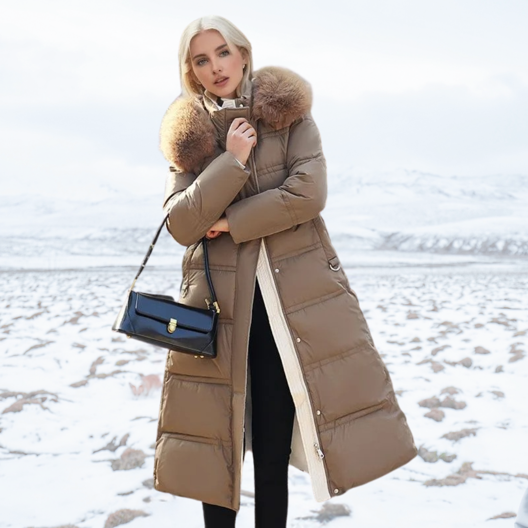 Warme Faux Fur Winterjas voor Dames