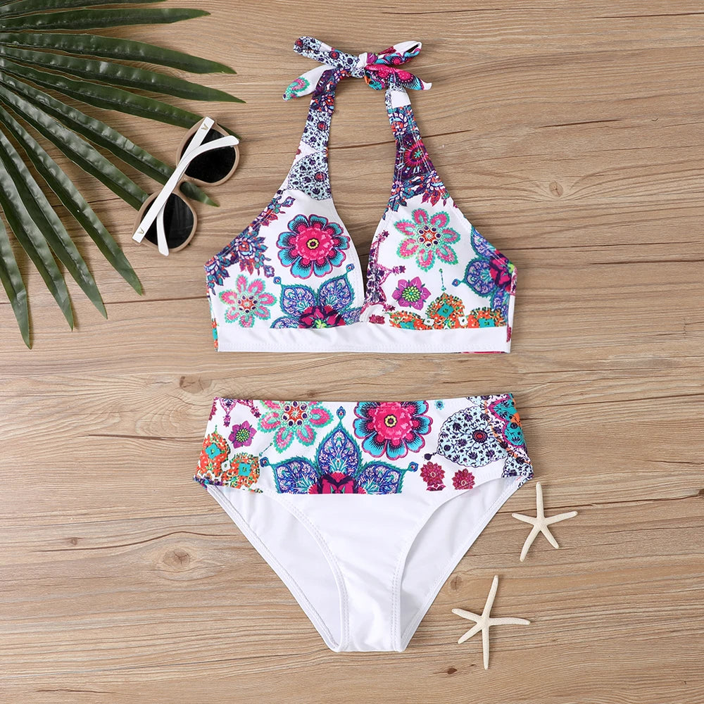 Plus-Size Bikini Retro Stijlvol Badmode