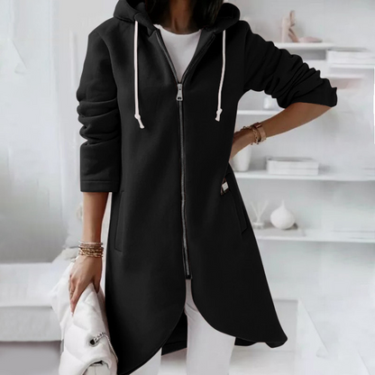 Damesjack Warm en Casual met Capuchon en Rits