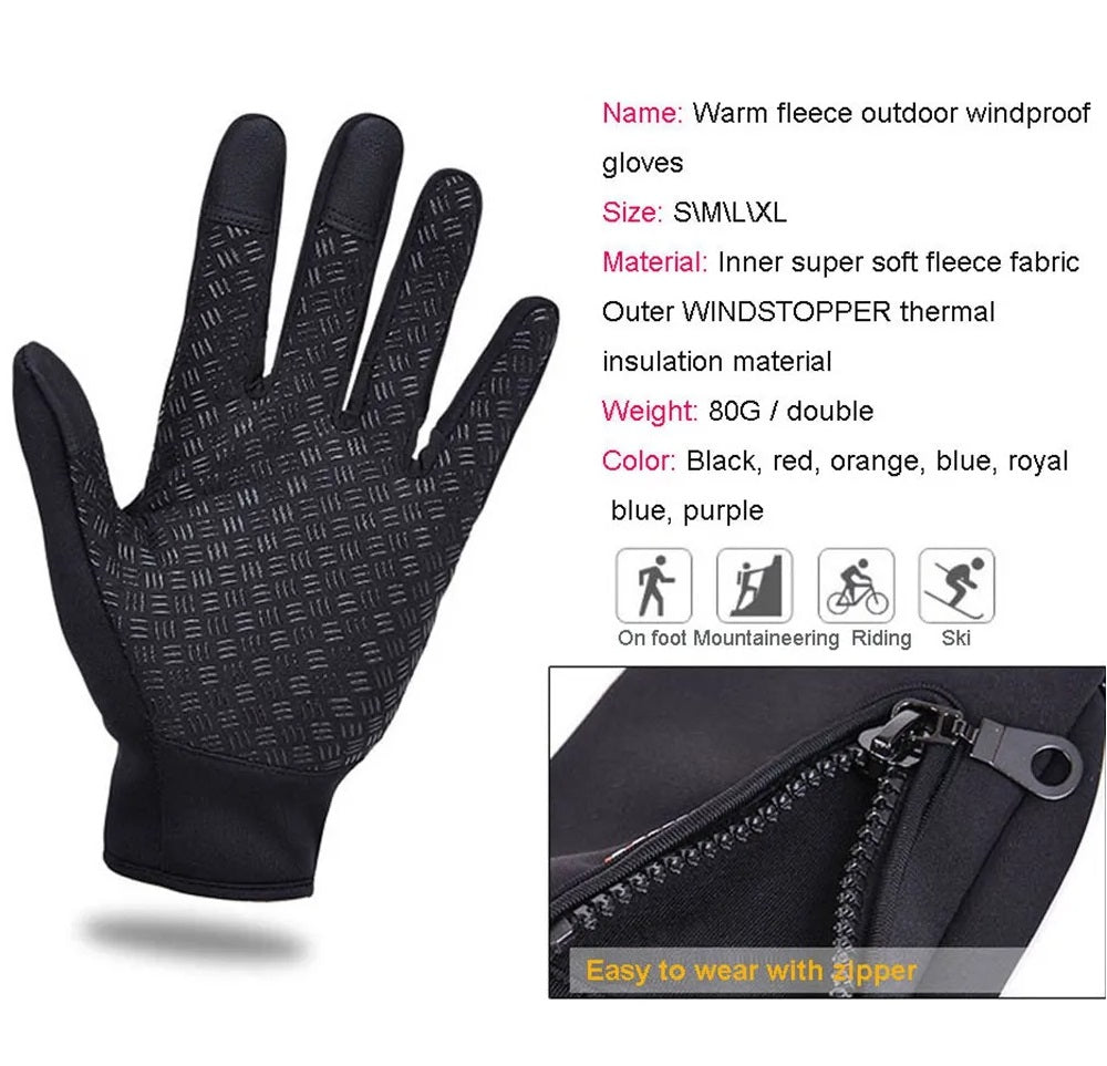 Warmte Handschoenen voor Buiten en Vrije Tijd