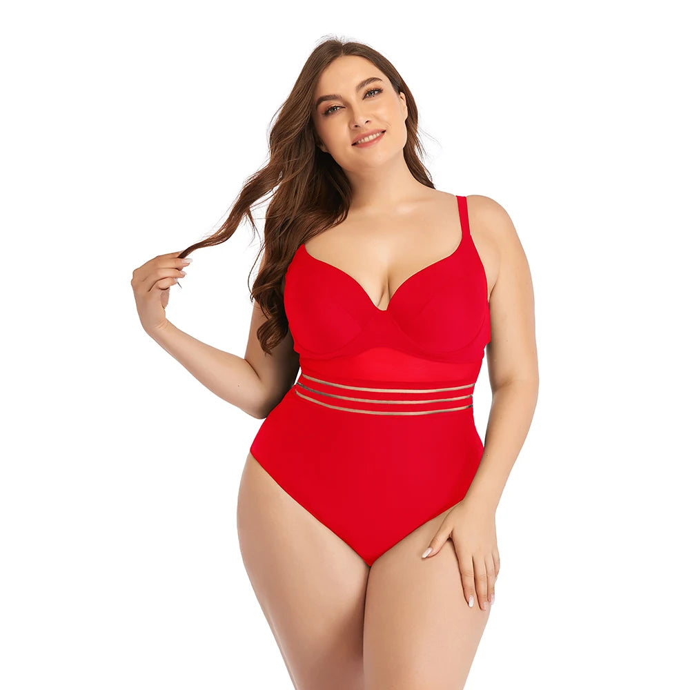 Plus-Size Badpak Flatterend en Sexy voor Vrouwen