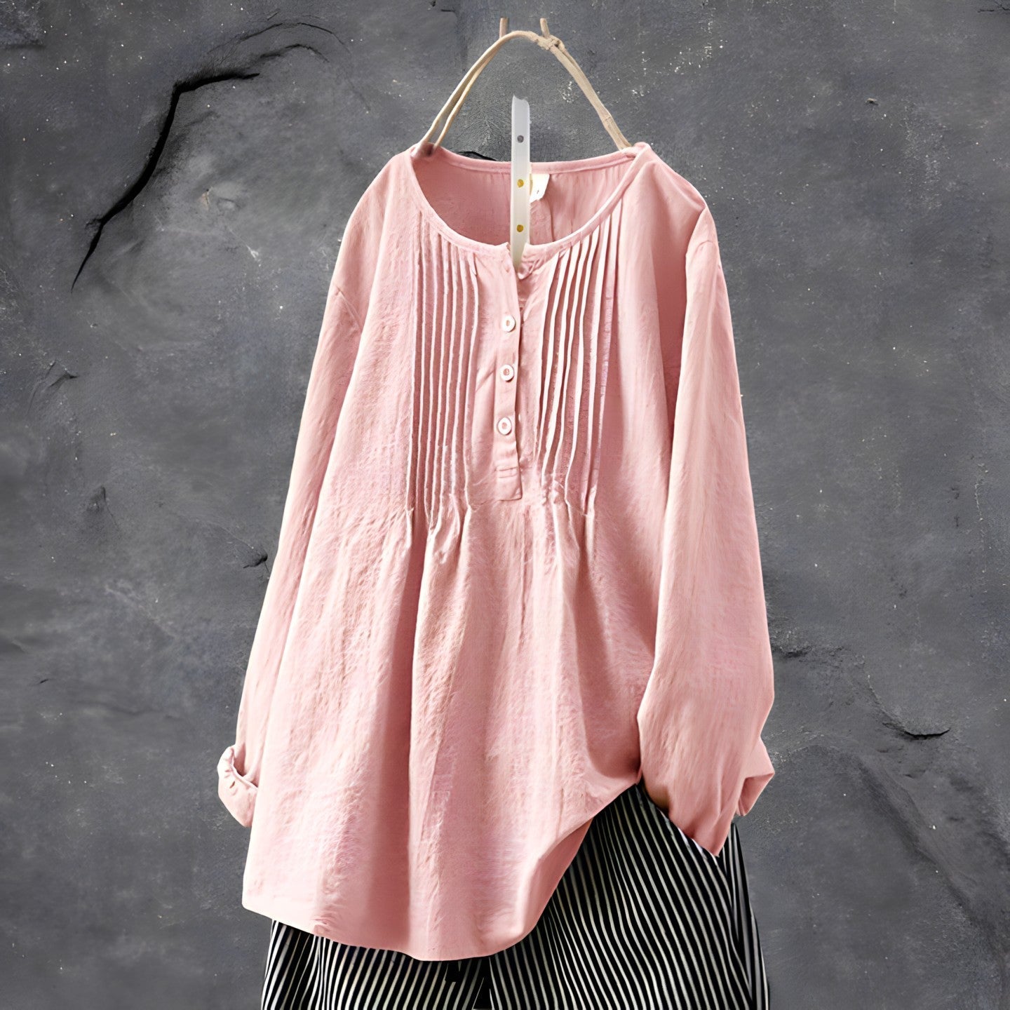 Vrouwelijke Losse Blouse Stijlvolle Zomerjurk