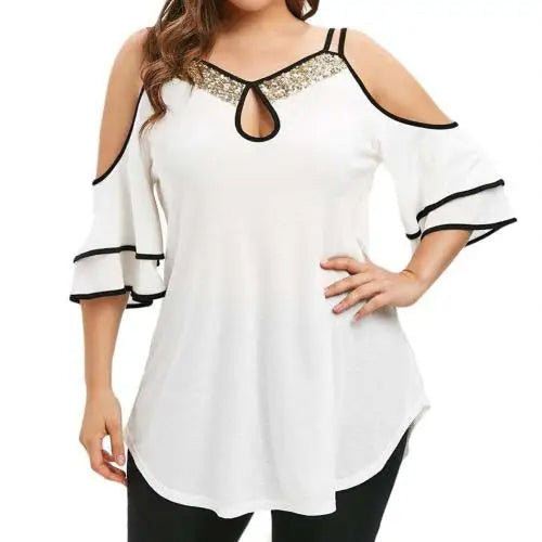 Plus-Size Blouse Nikki Stijlvol en Casual