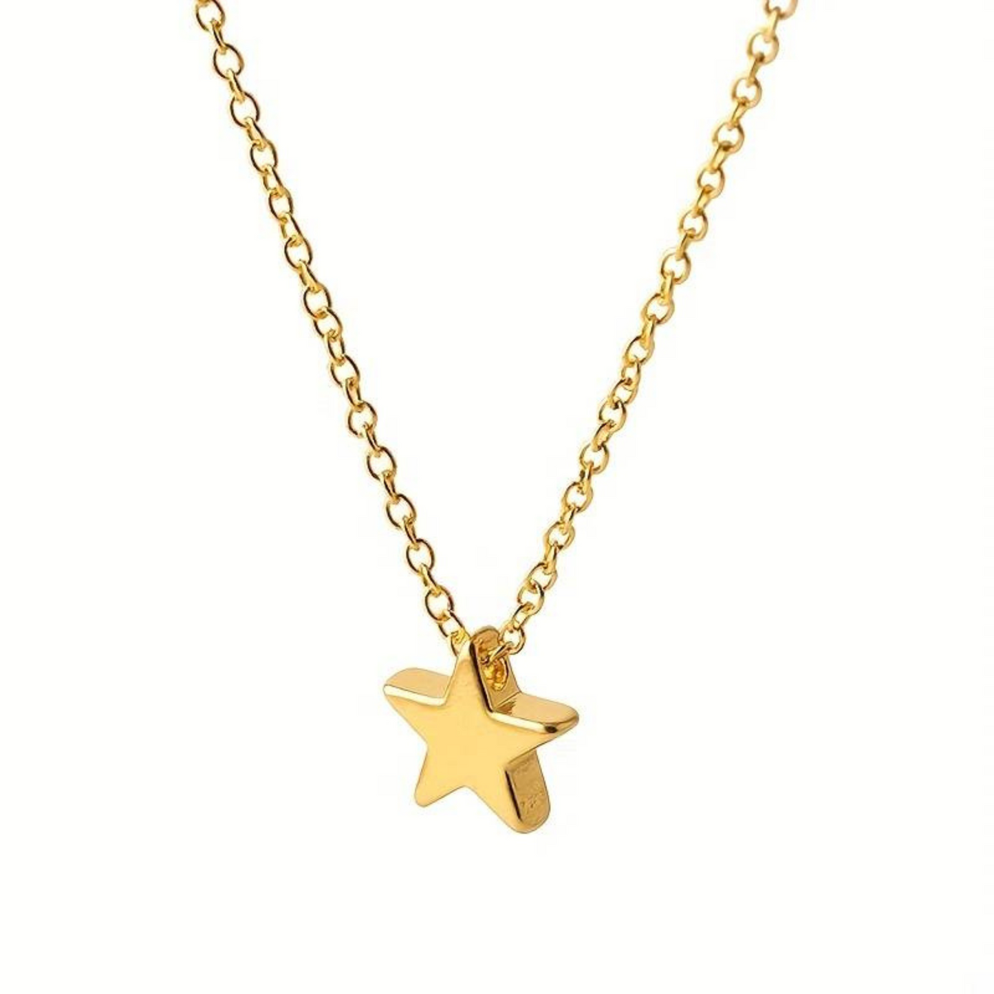 Ketting met Sterretjes Gelukssymbool Lyra Zilver