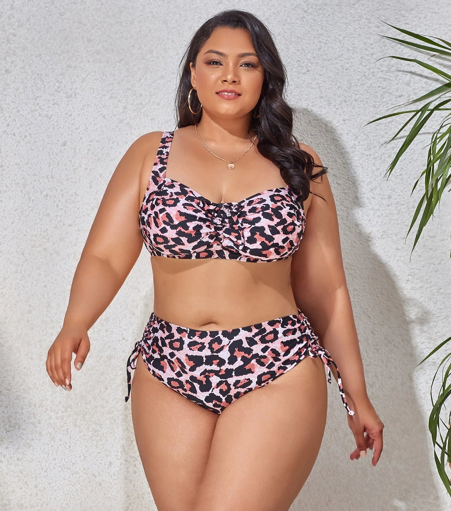 Plus-Size Bikini Adele Kleurrijke Badmode voor Volledige Vrouwen