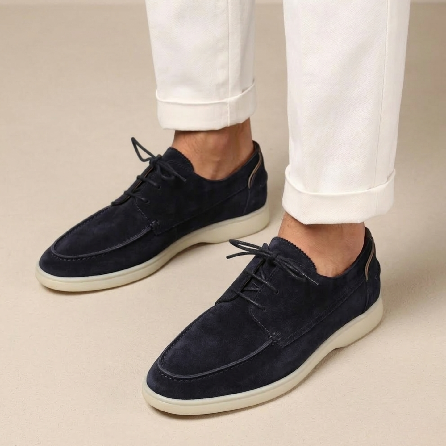 Leonardo | Scarpe Uomo Scamosciate Traspiranti