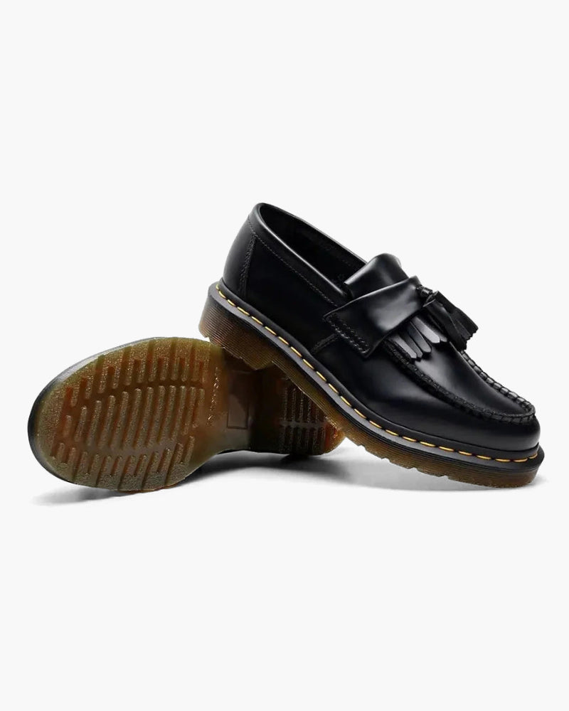 Heren Loafers van Leer met Kwasten en Profielzool