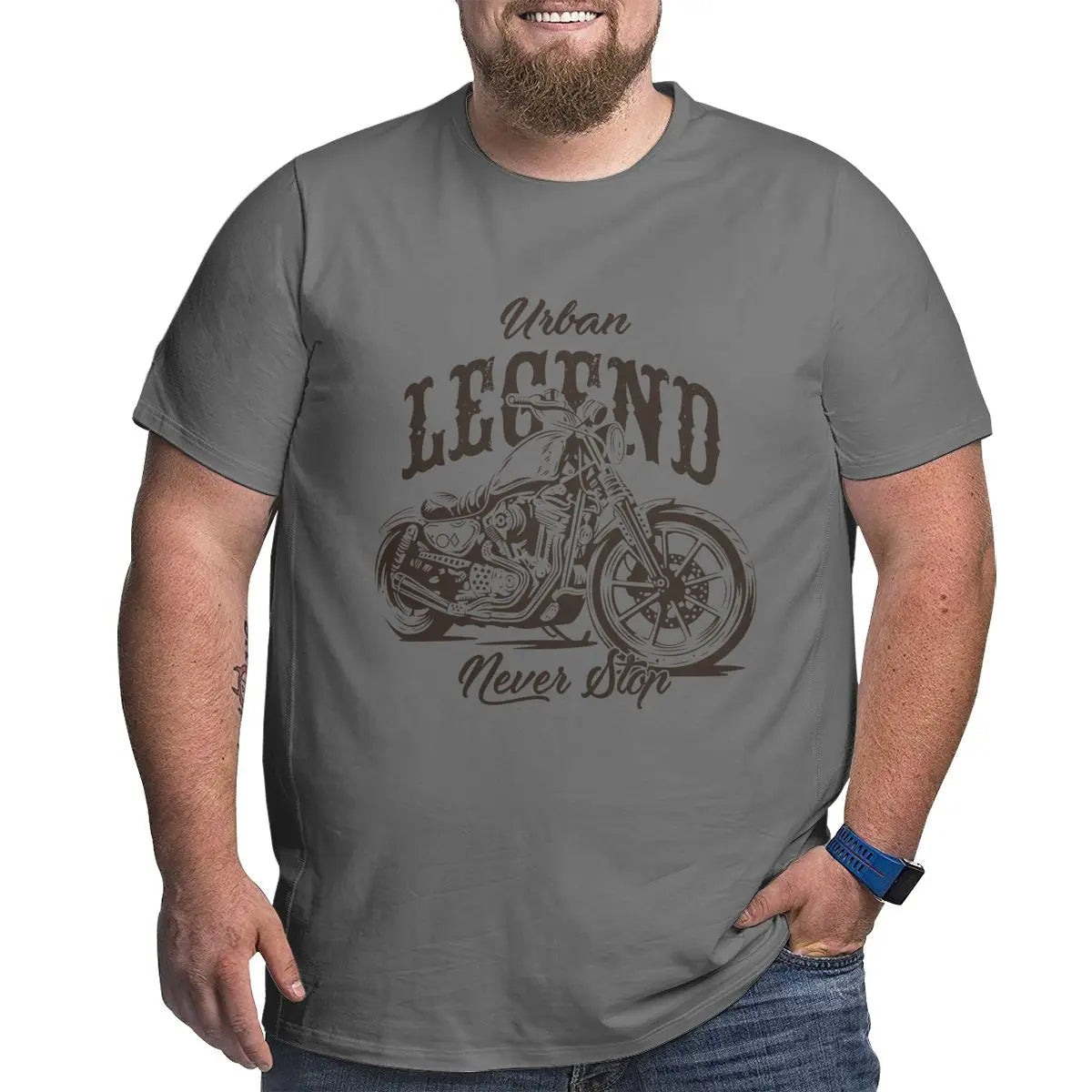 Plus Size T-Shirt Inspirerend Met Leuke Vibes