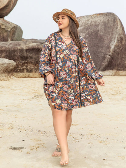 Plus-Size Zomerjurk voor Vrouw Casual en Comfortabel