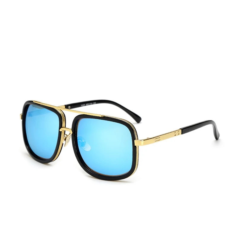 Retro Zonnebril Heren Modieus Sander Stijl