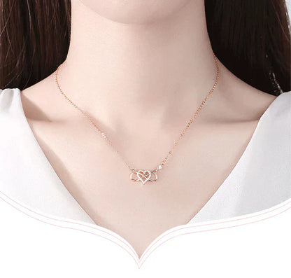 Halsketting Eeuwige Liefde Symbolisch Zilver