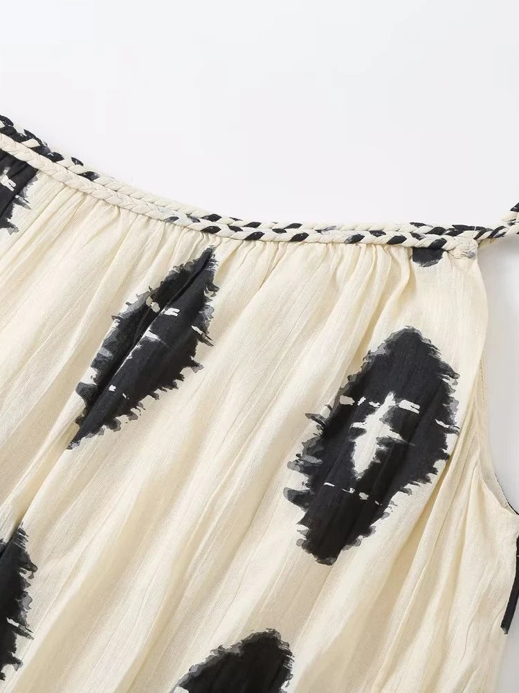 Zomerjurk Asymmetrisch Mode Jurk Voor Vrouw Zomer Stijlvol