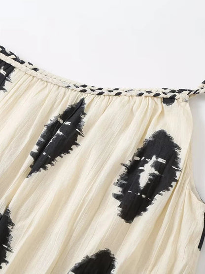 Zomerjurk Asymmetrisch Mode Jurk Voor Vrouw Zomer Stijlvol