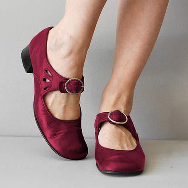 Federica | Sandali in pelle con fibbia
