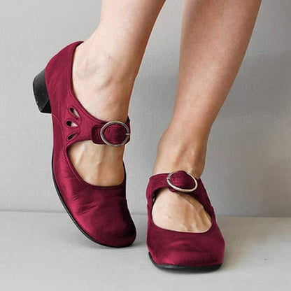 Federica | Sandali in pelle con fibbia