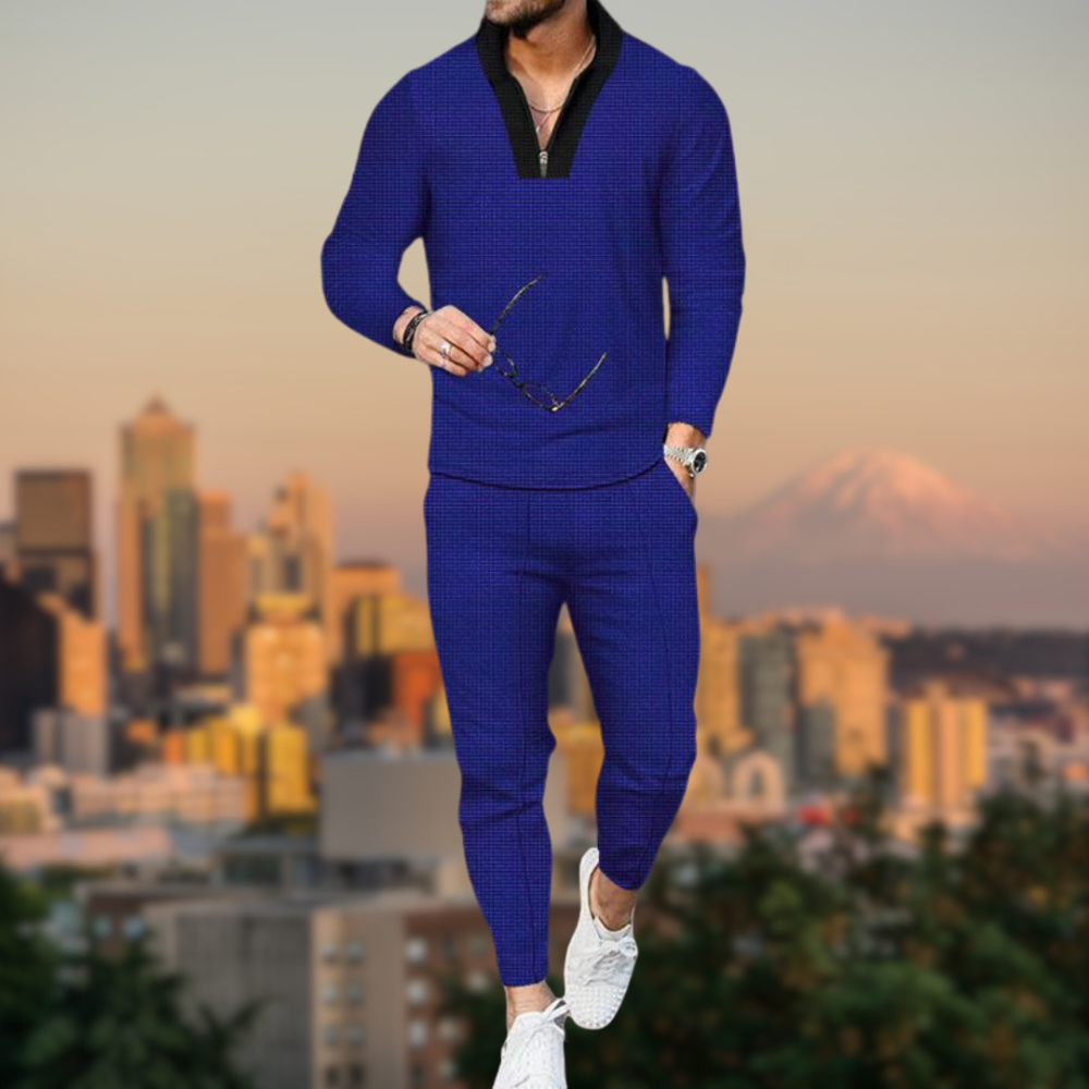 Mannen Modesets Casual Stijl