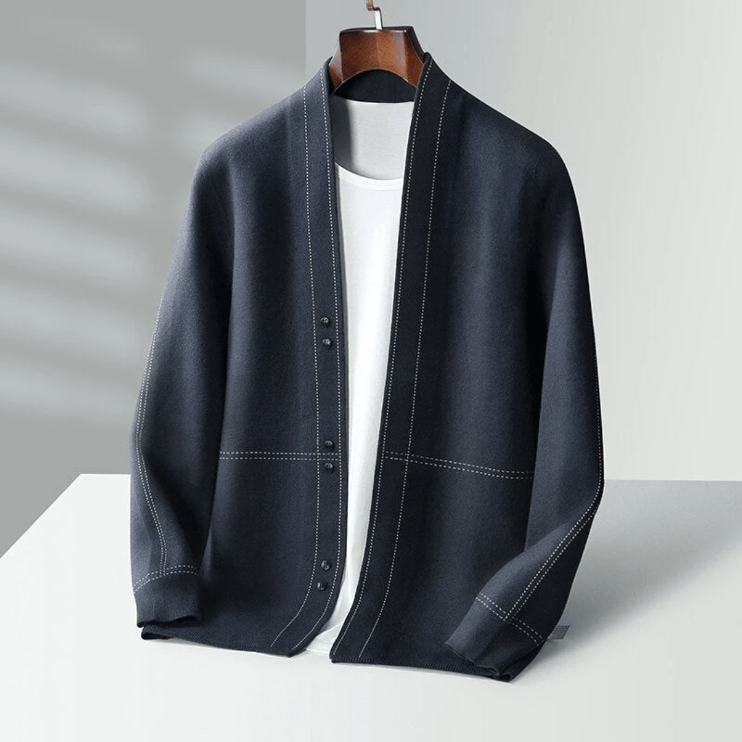 Luca | Comodo cardigan in lana
