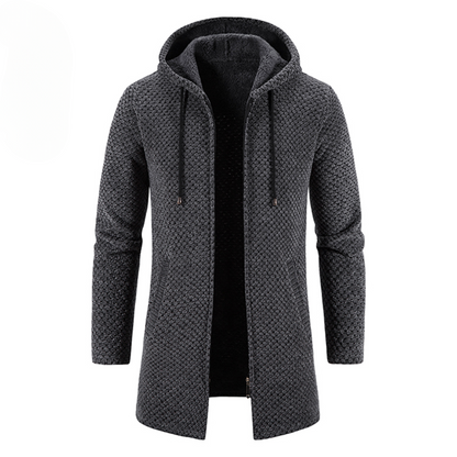 Gebreide Hoodie Heren Jas Warm en Comfortabel