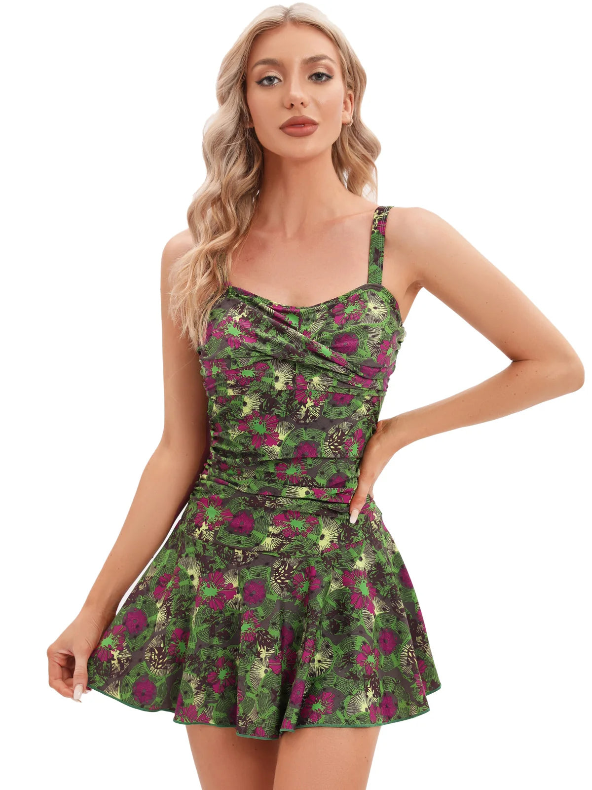 Plus-Size Badpakjurk Trendy en Vrolijk voor Dames