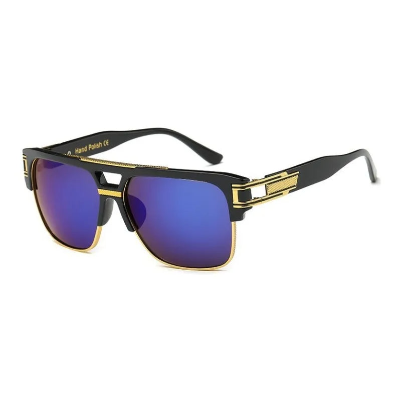 Luxe Zonnebril Vintage Stijl voor Mannen