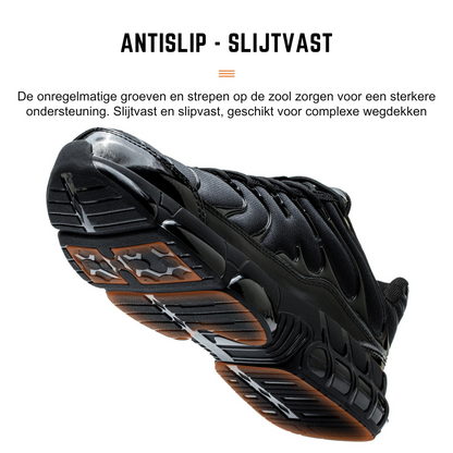 Jaxon Veiligheidsschoenen met Stalen Neus – Lichtgewicht, Antislip & Schokdempend