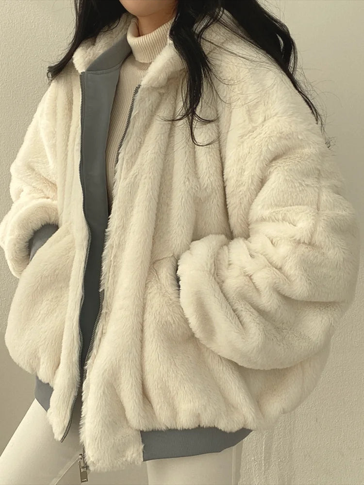 Vintage Winterjas Comfy en Casual voor Vrouw