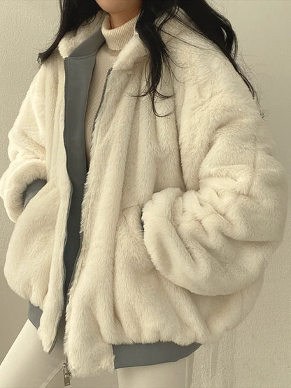 Vintage Winterjas Comfy en Casual voor Vrouw
