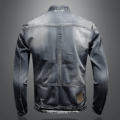 Retro Spijkerjack voor Heren – Vintage Look met Zakken