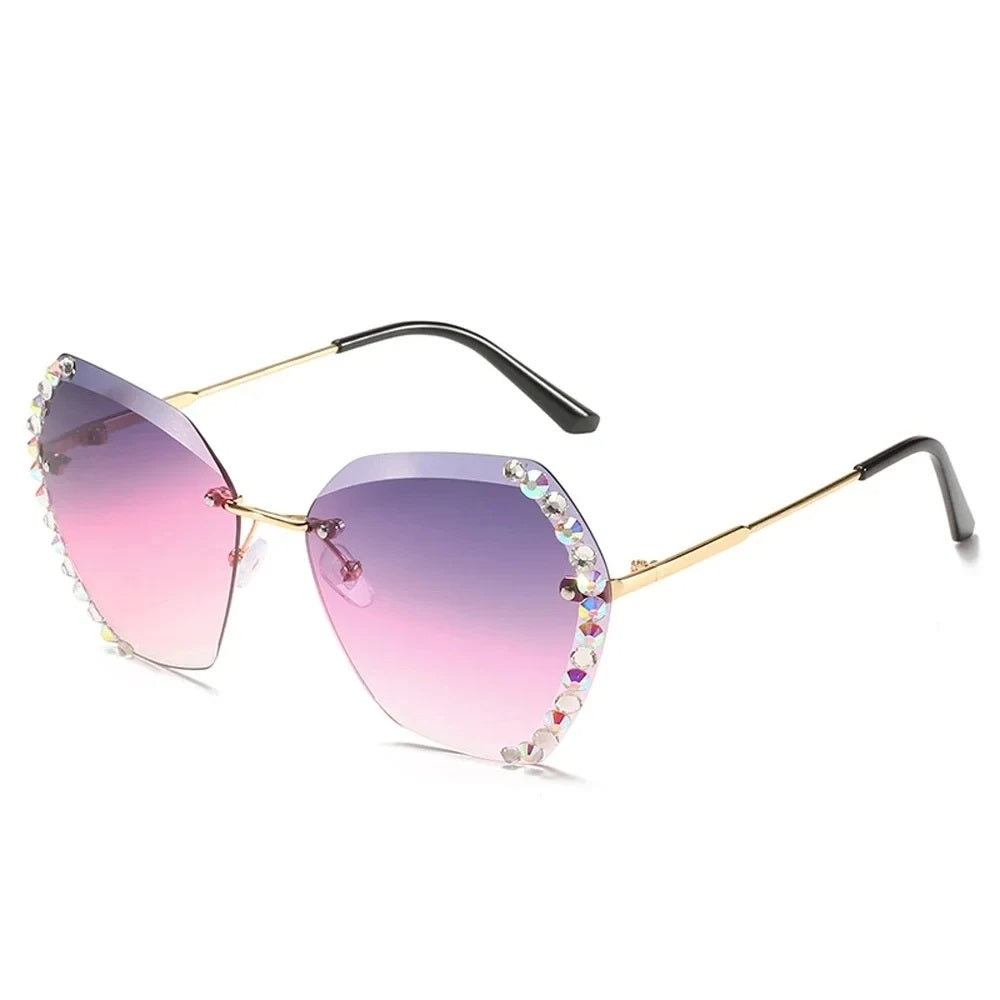 Oversized Zonnebril Luxe Design voor Dames