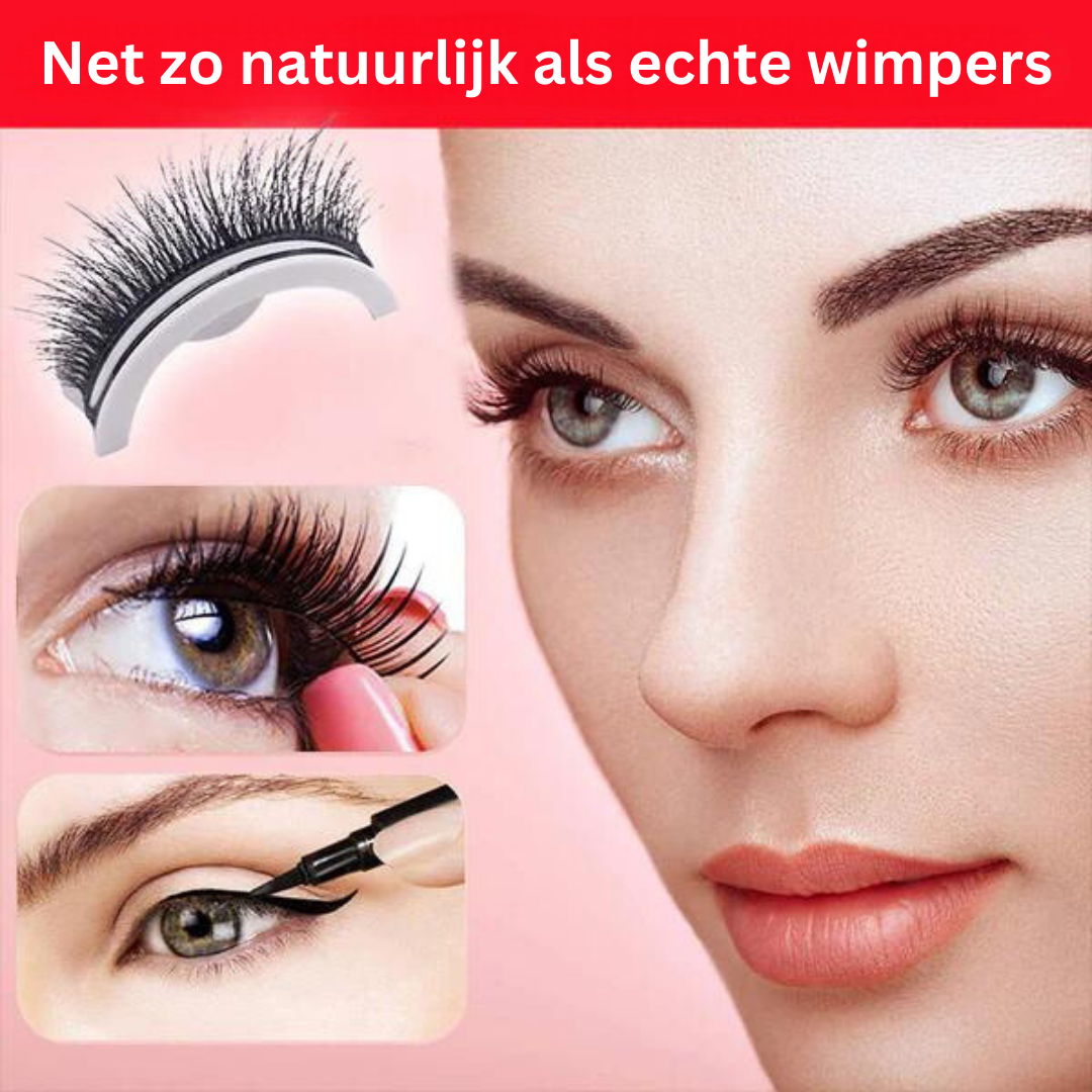 Wimpers Zelfklevend Luxe Set voor Verlenging
