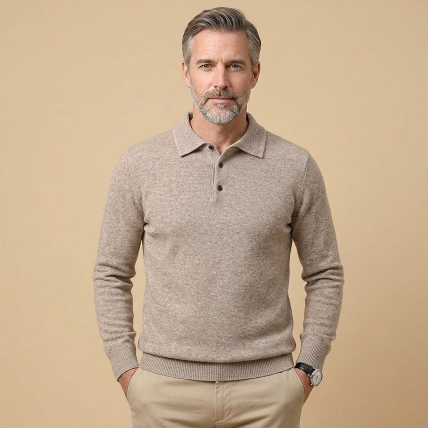 Joel | stijlvol poloshirt met lange mouwen