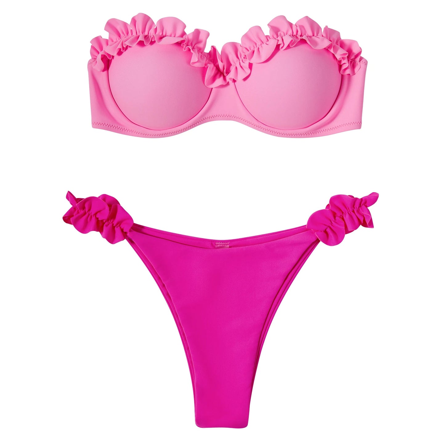 Strapless Bikini Jungle Look Sexy Dame