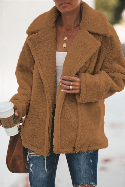 Trendy Jas met Opstaande Kraag en Ritssluiting - Amara → Jas Opstaande Kraag Ritssluiting Trendy Dames