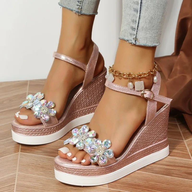 Dames Sandalen met Sleehak Zomerse Stijl