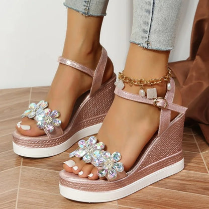 Dames Sandalen met Sleehak Zomerse Stijl