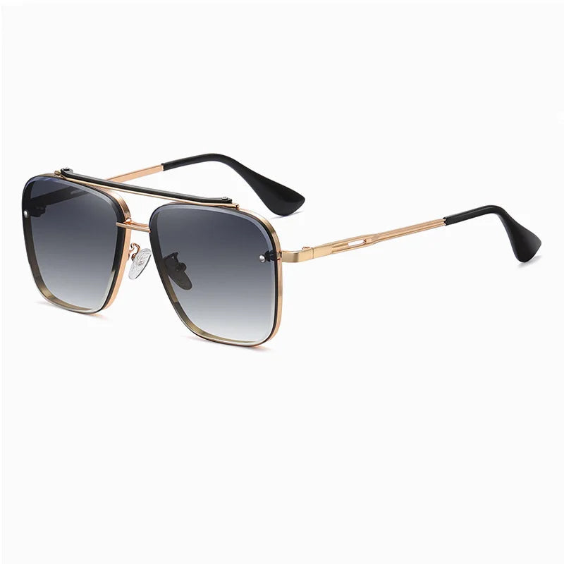Stijlvolle Zonnebril voor Mannen Zwart Met Stoere Look
