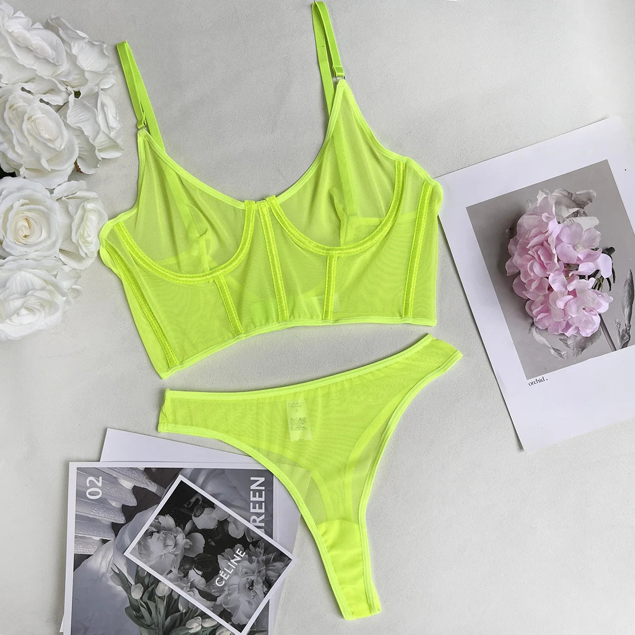 Lingerie Set Tweedelig Sexy Dame