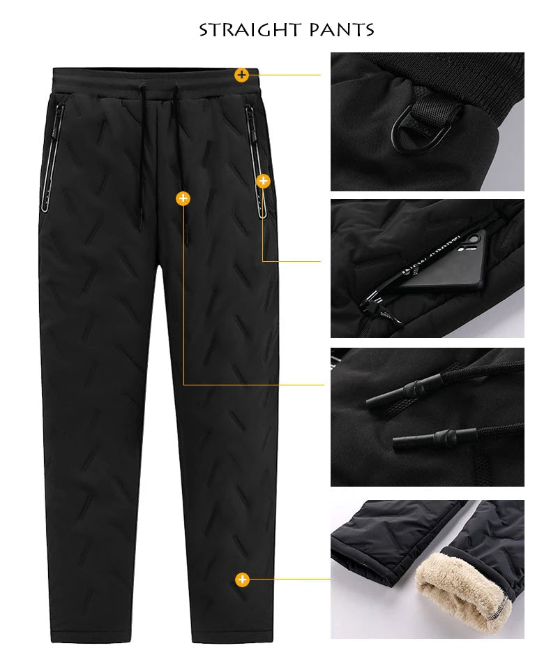 Joggingbroek Fleece Warm Comfortabel voor Heren
