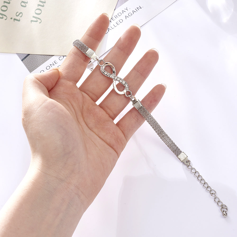 Zilveren Infinity Armband Elegante Sieraden