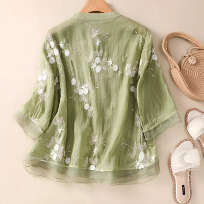 Dames Blouse Transparant Vrouwelijk Model