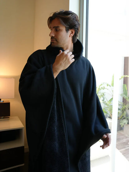 Zachte Fleece Hoodie Deken met Kap voor Thuis