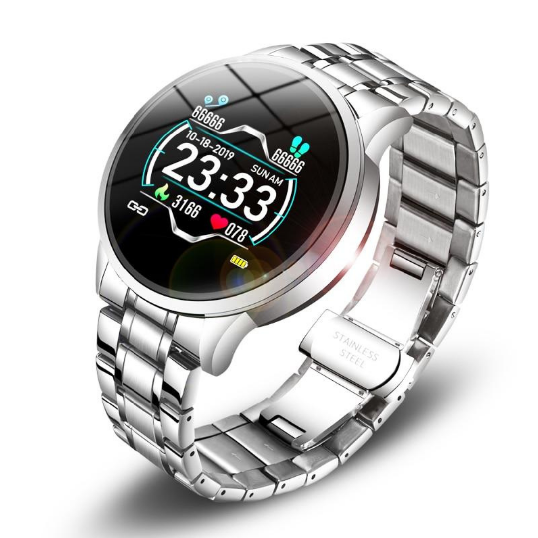 Klassieke Smartwatch met Hartslagmeter en GPS - Mode Vibes
