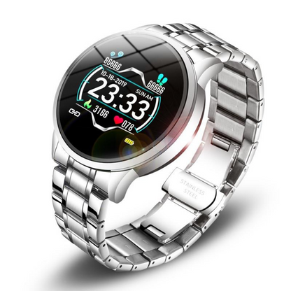 Klassieke Smartwatch met Hartslagmeter en GPS - Mode Vibes