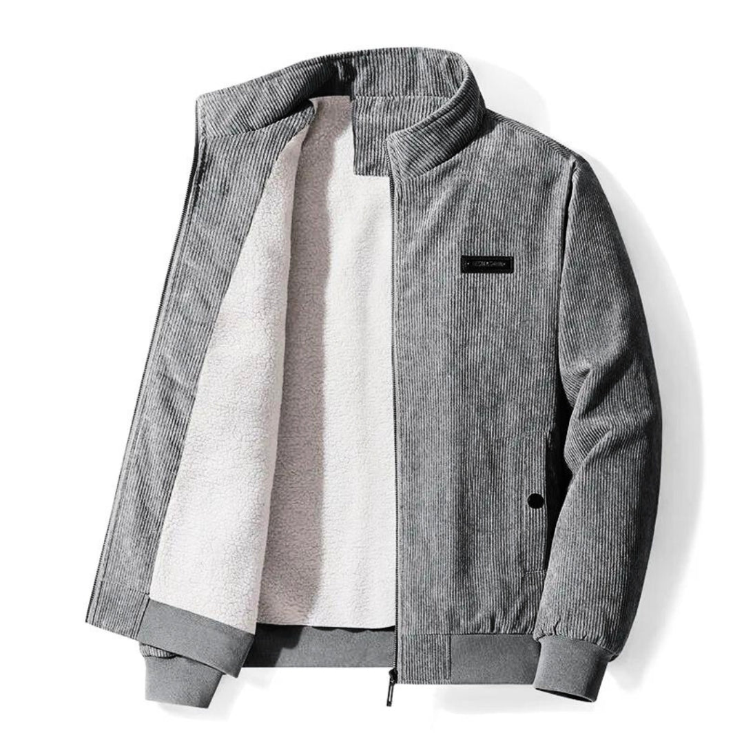 Winddichte Corduroy Jas Heren – Warm & Stijlvol voor Herfst en Winter