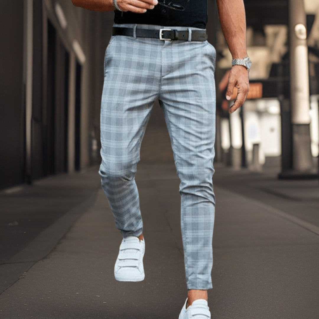 Heren Comfortabele Chino Broek met Meerdere Zakken