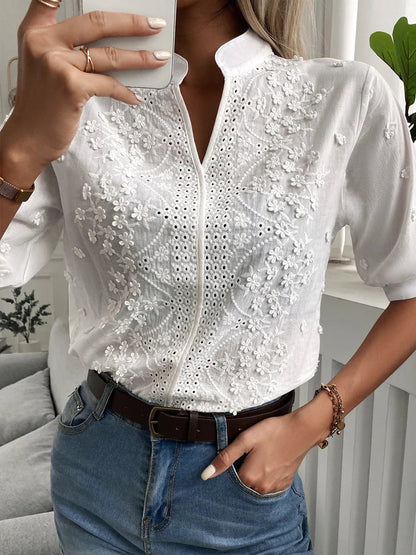 Vrouwelijke Blouse Stijlvol en Charmant Mode